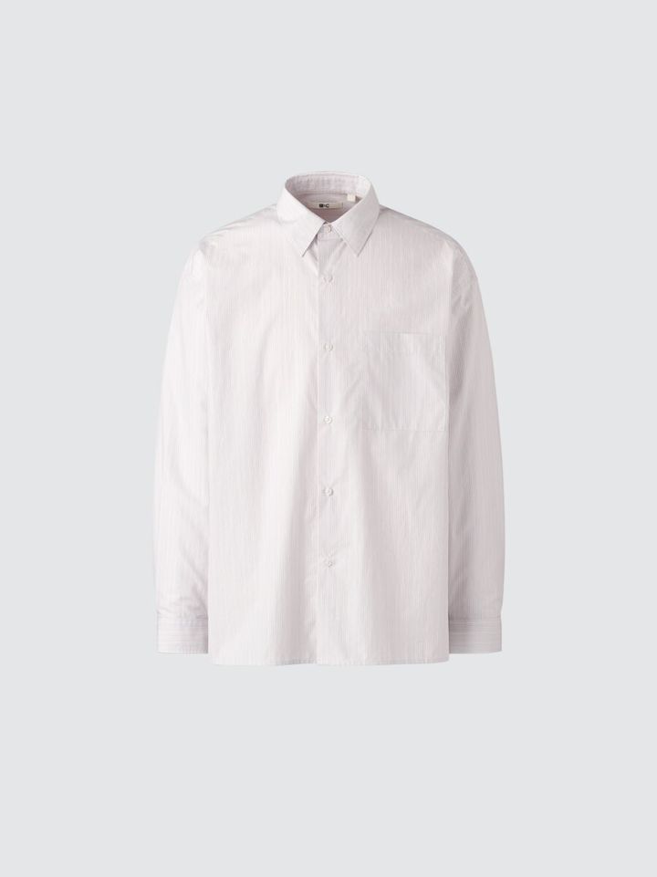 2026ユニクロ春大人女性おすすめブロードオーバーサイズシャツ ストライプ