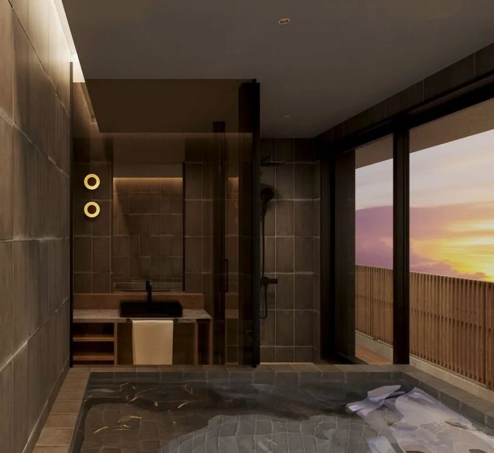 高級温泉旅館 熱海さんがの館内または客室