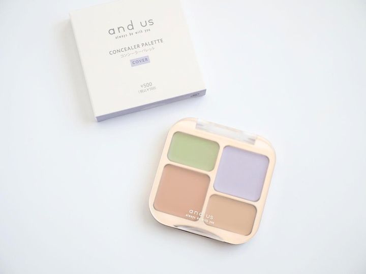 画像: 【3COINS】「コンシーラーパレット／and us」02 COVER ¥550（税込）