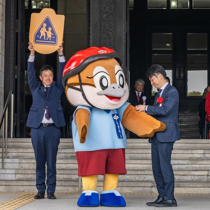 新一年生を見守る「黄色いワッペン」2026年も寄贈2