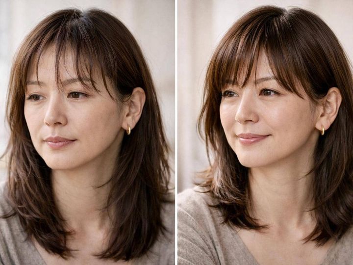 「前髪でこんなに変わる…？」40代から“前髪の印象”に差が出る理由