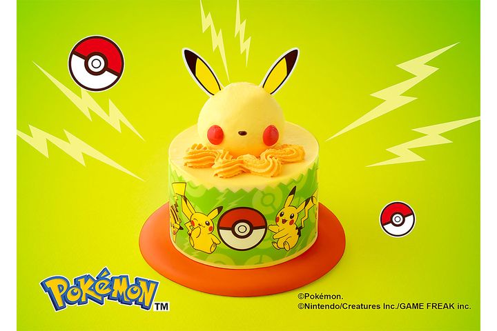  ＜ピカチュウ＞プリン風味ケーキ／￥777（税込み）