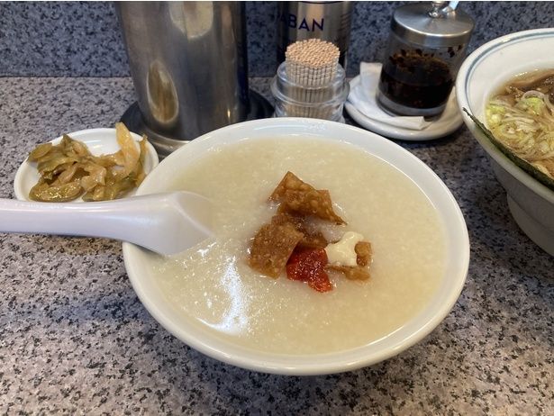 「小おかゆ」。単品は550円