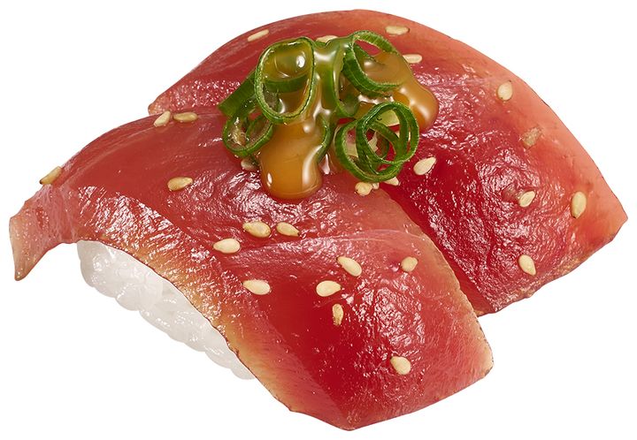 漬けまぐろのひゅうが丼風にぎり