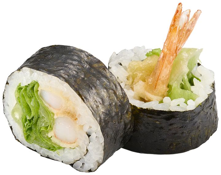 レタス巻（えび天入り）