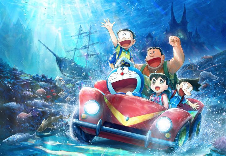 『映画ドラえもん 新・のび太の海底鬼岩城』メインカット （C）藤子プロ・小学館・テレビ朝日・シンエイ・ADK 2026 width=