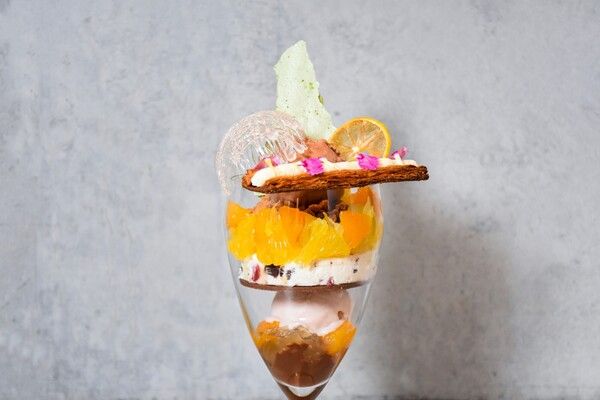 【東京都世田谷区】 「またこの柑橘に会いたい」と思わせる春のパフェ、Minimalから期間限定で登場