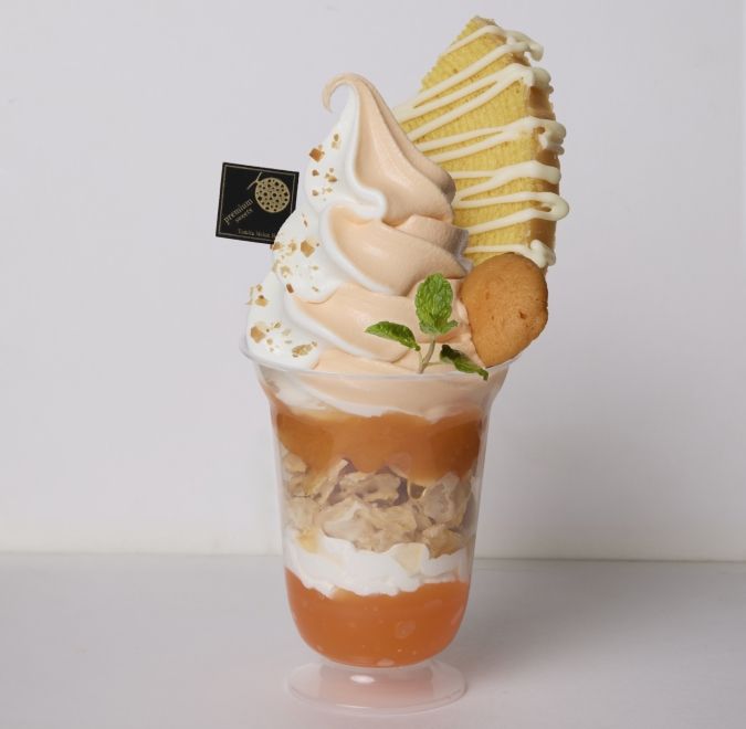 博多阪急「春の北海道物産大会」／とみたメロンハウス】贅沢メロンパフェ