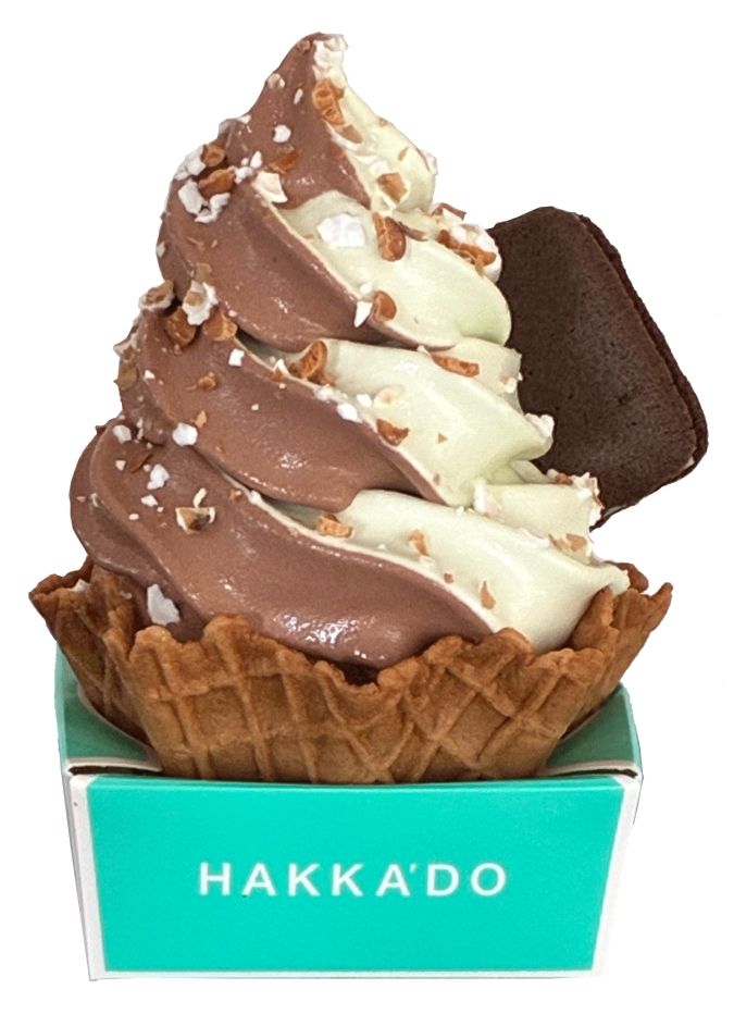 博多阪急「春の北海道物産大会」／【HAKKADO】チョコミントクラウンサンデー
