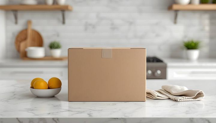 出世運 下がる キッチン 古い袋 段ボール