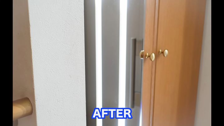 掃除をした玄関の鏡