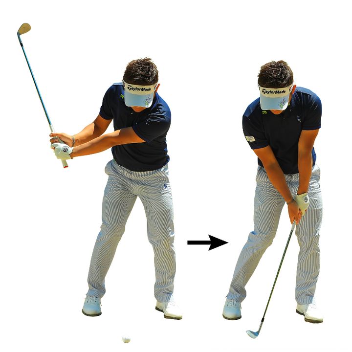 バンカーで距離があるときの寄せ方！ボールを右に置いてフォローを低く