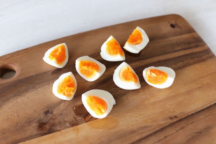 おもてなしにも！エビとブロッコリーの彩りバゲットサラダの下準備2