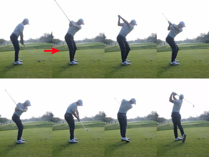 シャローイングが小さめのローリー・マキロイは脚の屈曲・伸展を使ってパワーを引き出す