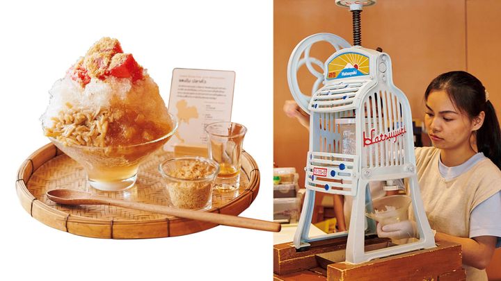 バンコク〈サイサイ〉干し魚のフレークとスイカのかき氷 レギュラー