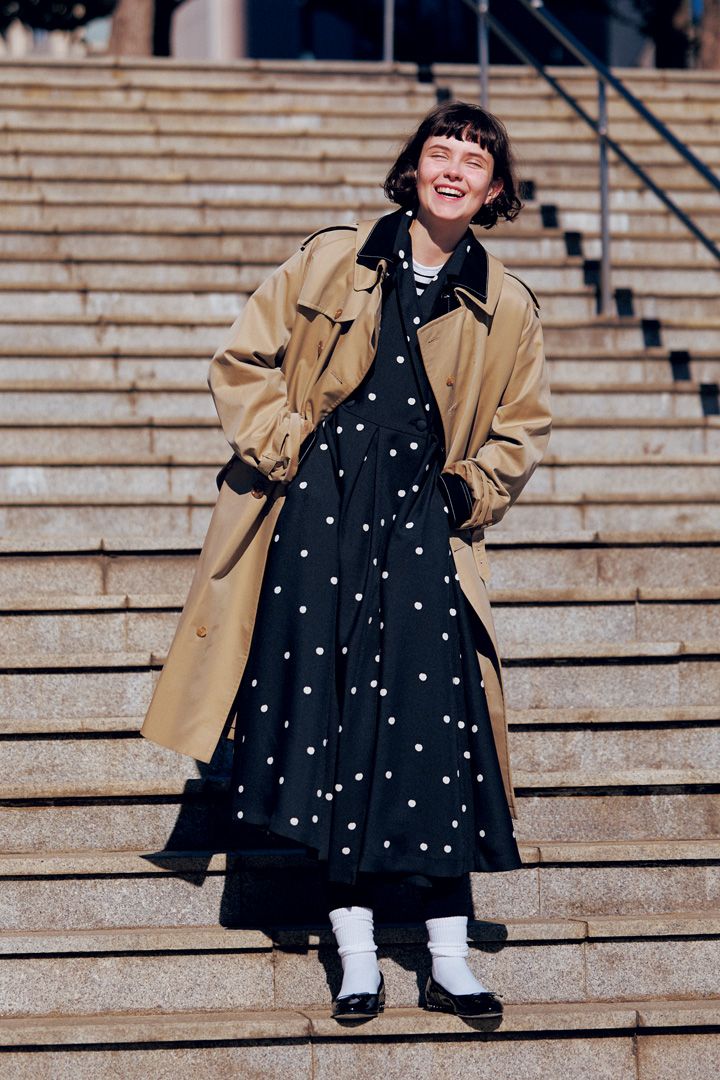 永遠にかわいい！ドット柄のワンピースコーデ【本日のFUDGE GIRL-4月7日】