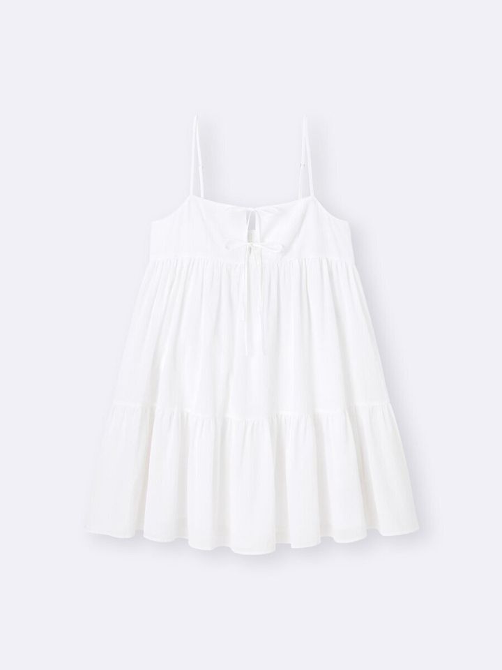 GUのキャミソールチュニックワンピース