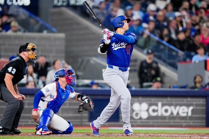 2試合連続の3号アーチを放ったドジャース・大谷翔平（C）Getty Images