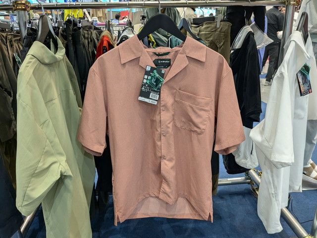 ピンクのXShelter暑熱α半袖シャツ