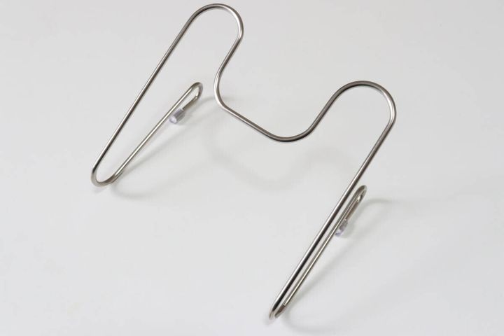 セリアのステンレス水切りラック用鍋ふたホルダー