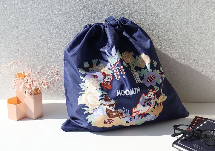 MOOMIN［ムーミン］大容量で使いやすい！豪華刺しゅう巾着トート