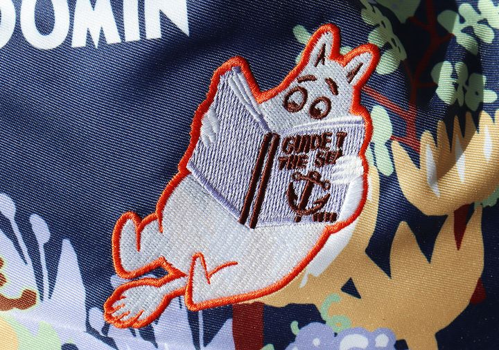 大人のおしゃれ手帖ムーミン巾着トート刺しゅう