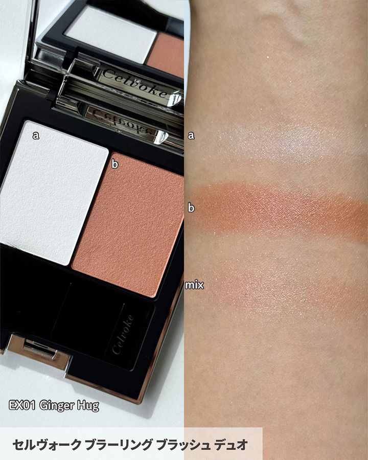 セルヴォーク ブラーリング ブラッシュ デュオ EX01 Ginger Hug