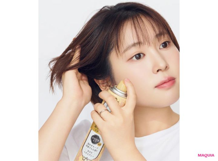 ヘアアレンジ ドライヤーを使った髪の巻き方 ショートボブ 顔周りをしっかりほぐす