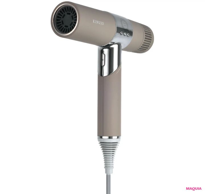 ヘアアレンジ ドライヤーを使った髪の巻き方 おすすめのアイテム KINUJO Hair Dryer モカ