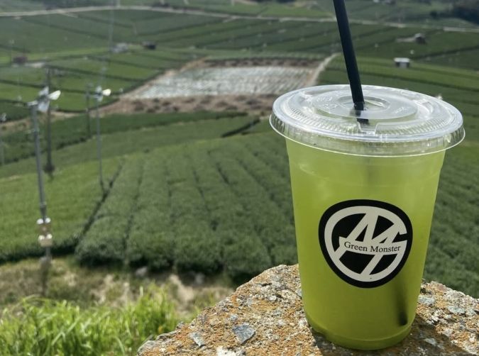 八女大茶園cafe Green Monster ドリンク