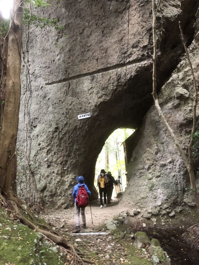 室山熊野神社 岩