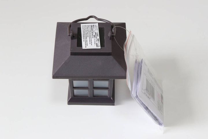 ソーラーライト（ハウス型、吊り下げ） パッケージ