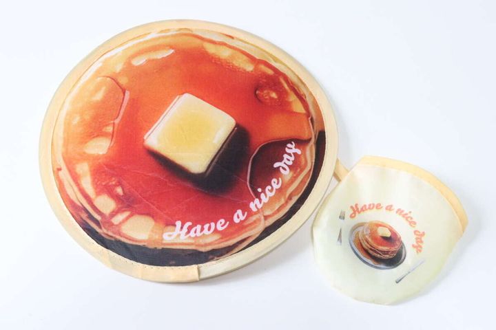 折りたたみうちわ（ホットケーキ） デザイン