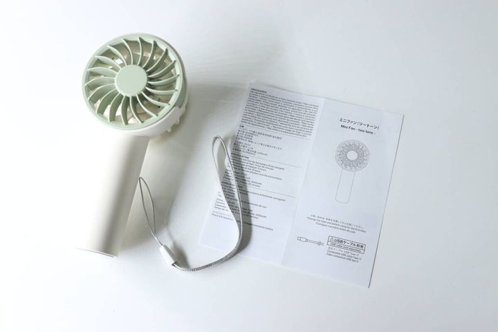 ダイソー ミニファン（ツートン） セット内容