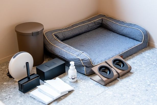 愛犬のケアグッズも充実