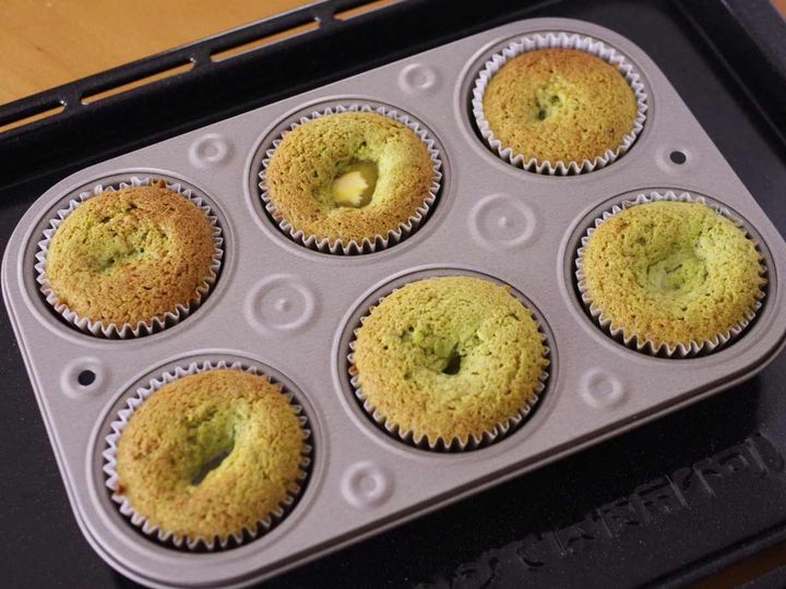 栗と抹茶とあずきのはちみつカップケーキ5