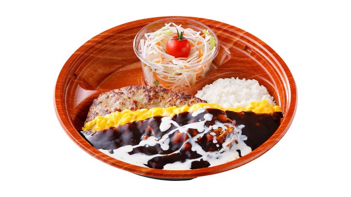 テイクアウト オムデミチーズバーグディッシュ