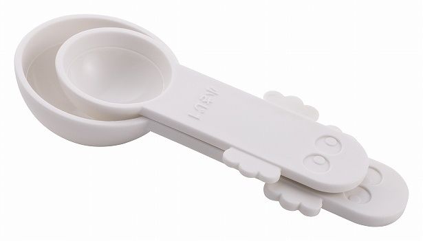 大さじと小さじを重ねて収納できる