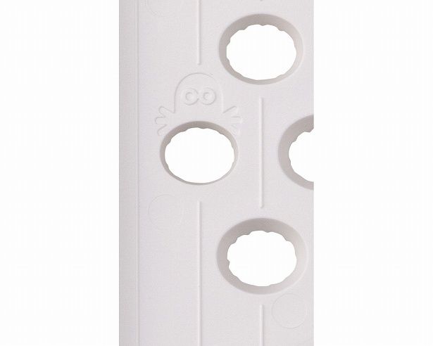 おろしの穴の部分にもニョロニョロ