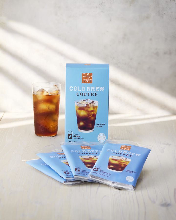 タリーズジップス コールドブリューコーヒー オリジナルブレンド4P箱02