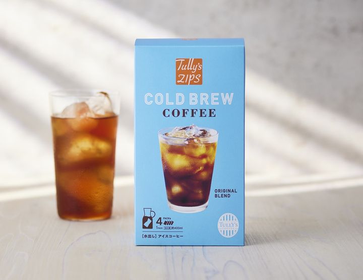 タリーズジップス コールドブリューコーヒー オリジナルブレンド4P箱