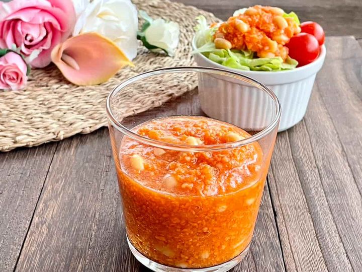 人参と白インゲン豆のラペ