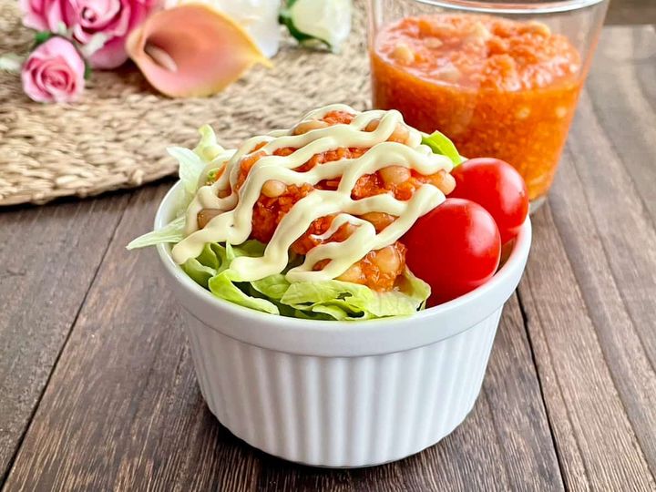 人参と白インゲン豆のラペ