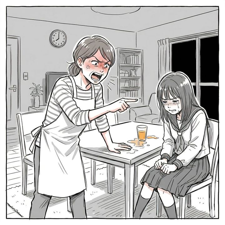 「何回言ったらわかるの！？ あんたがやったんでしょ！」一切話を聞かず一方的にキレる親→「さっきは、ごめんね」と言わせたまさかの展開