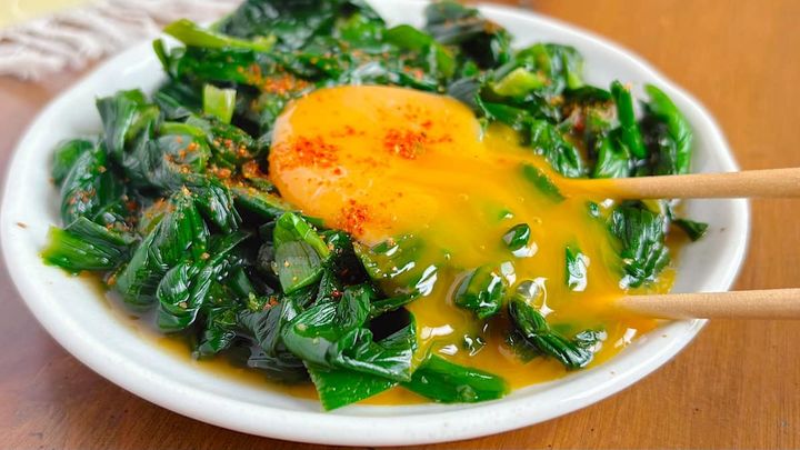 ニラの爆速おひたし