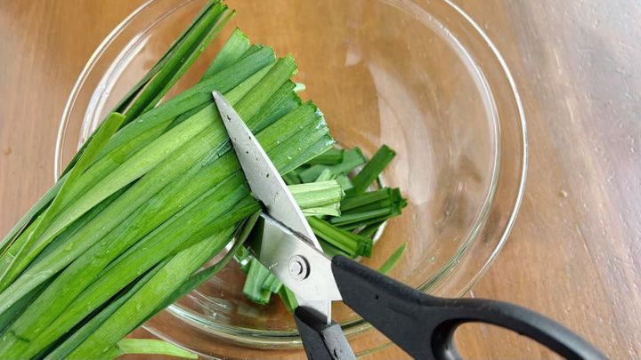 ニラの爆速おひたし