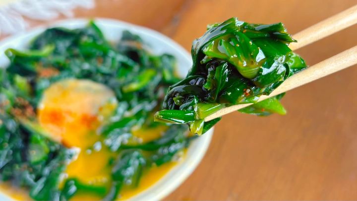 ニラの爆速おひたし