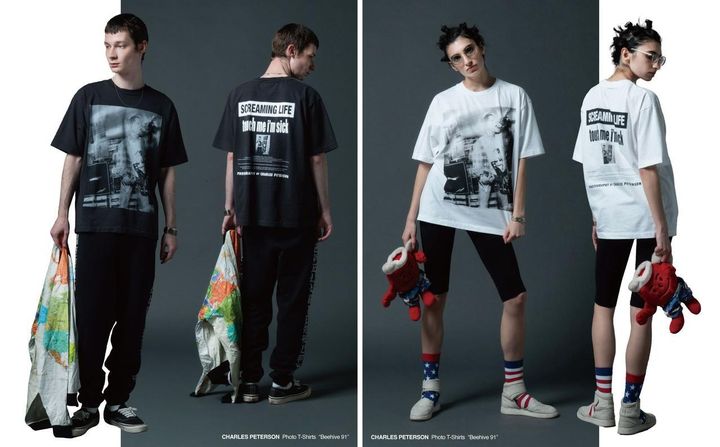 画像: 写真家チャールズ・ピーターソンのTシャツ各￥15,400 出典：オープンスタジオ