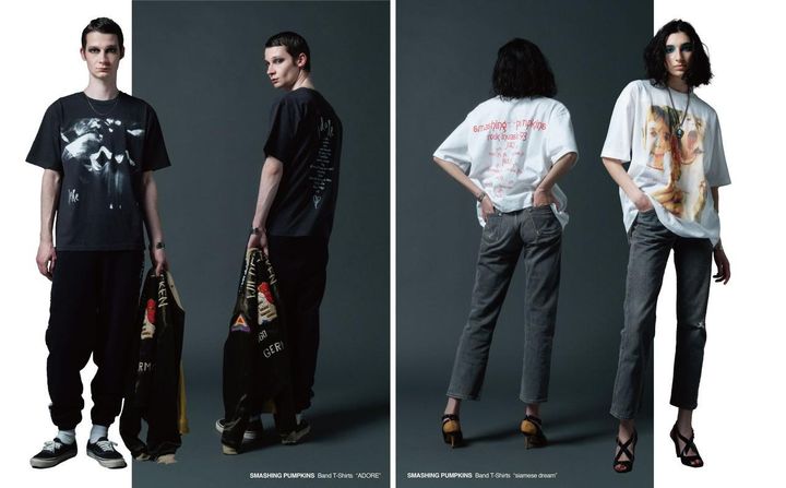 画像: スマッシング・パンプキンズのTシャツ各￥15,400 出典：オープンスタジオ