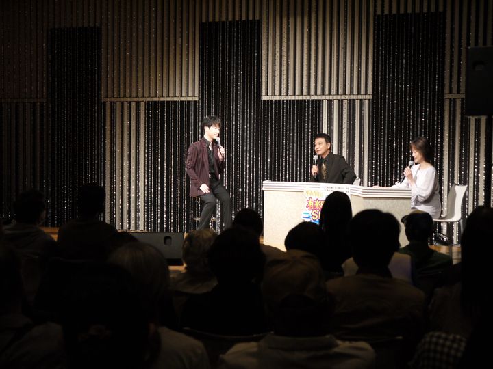 はやぶさ、中山秀征、石川みゆきアナウンサー